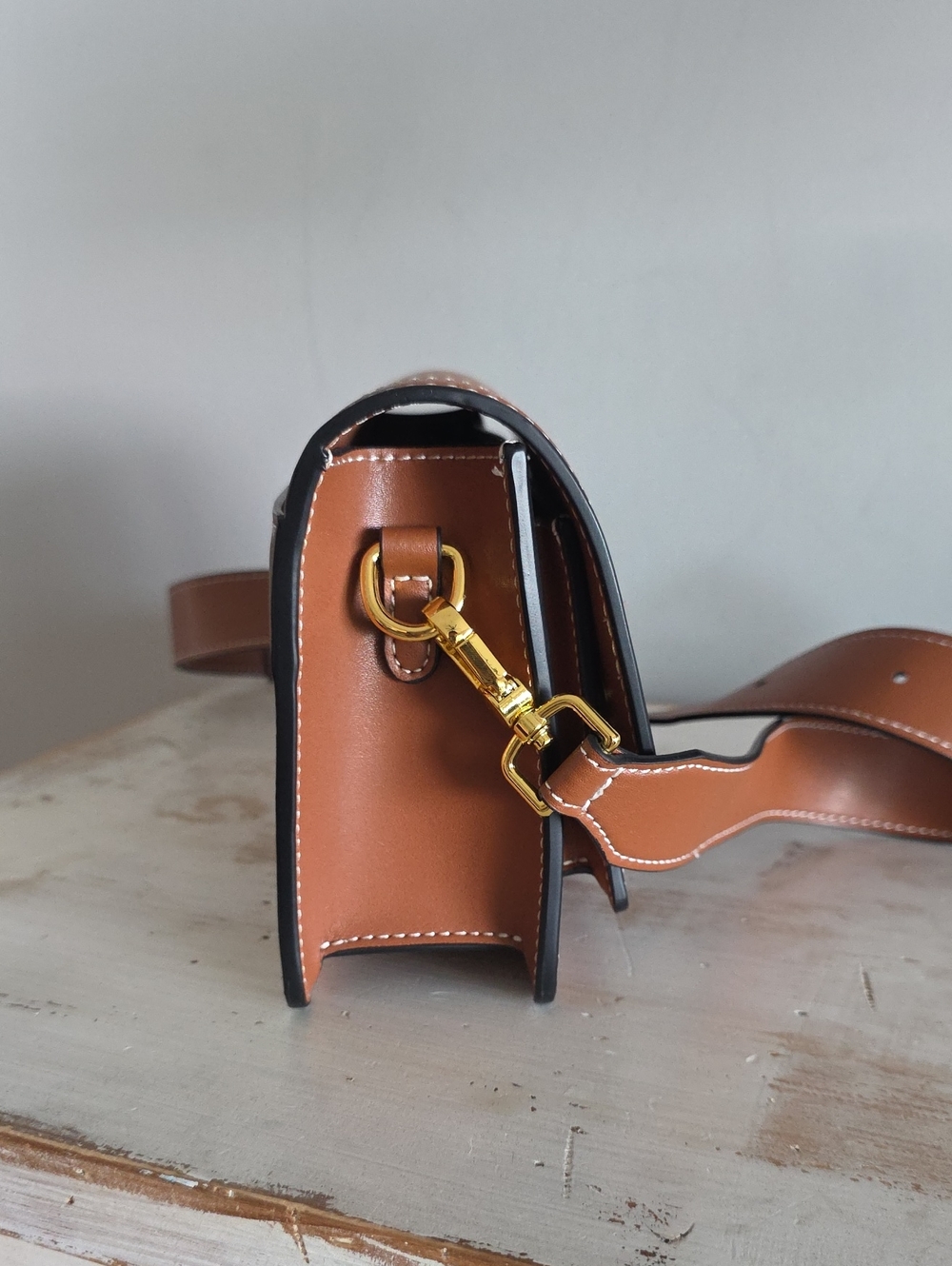 Aallyn Ingrid Shoulder Bag In Cognac - Picture 5 of 13